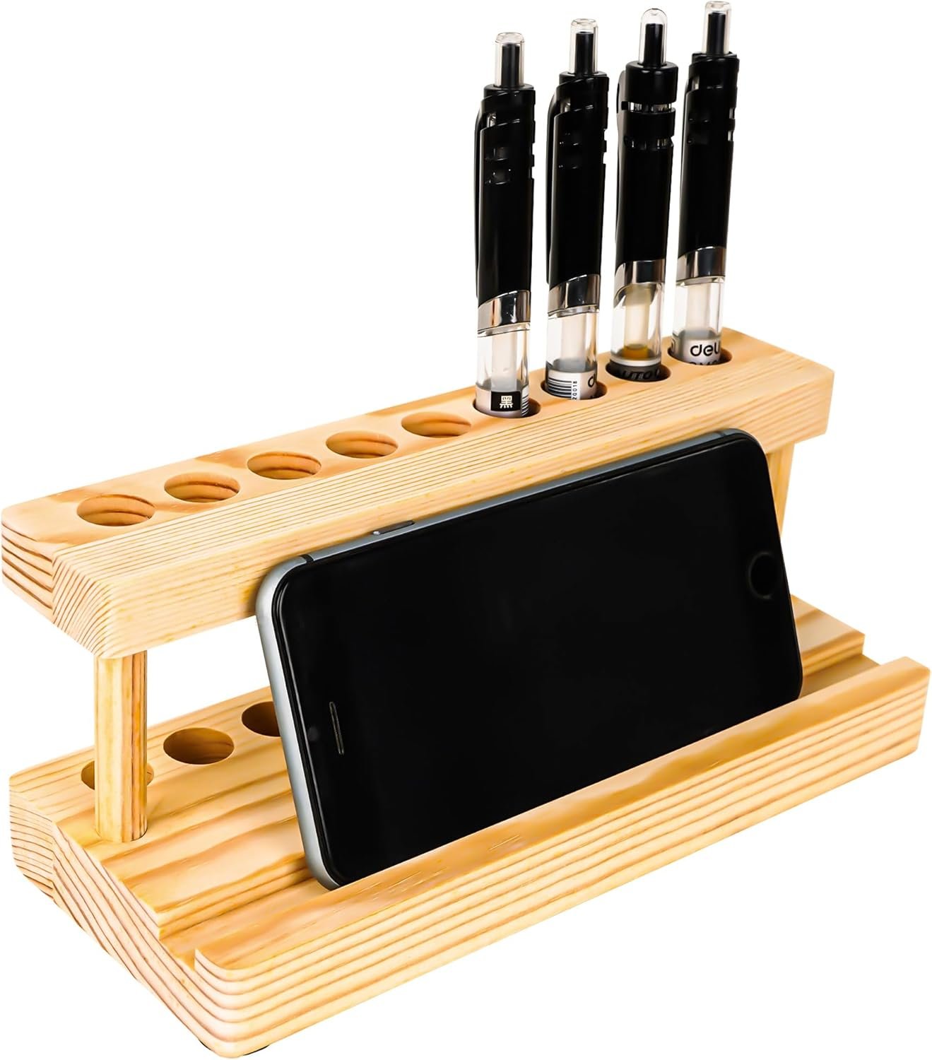 Tilting Cylinder Creative Multifunctional Pen Holder Desk Decor