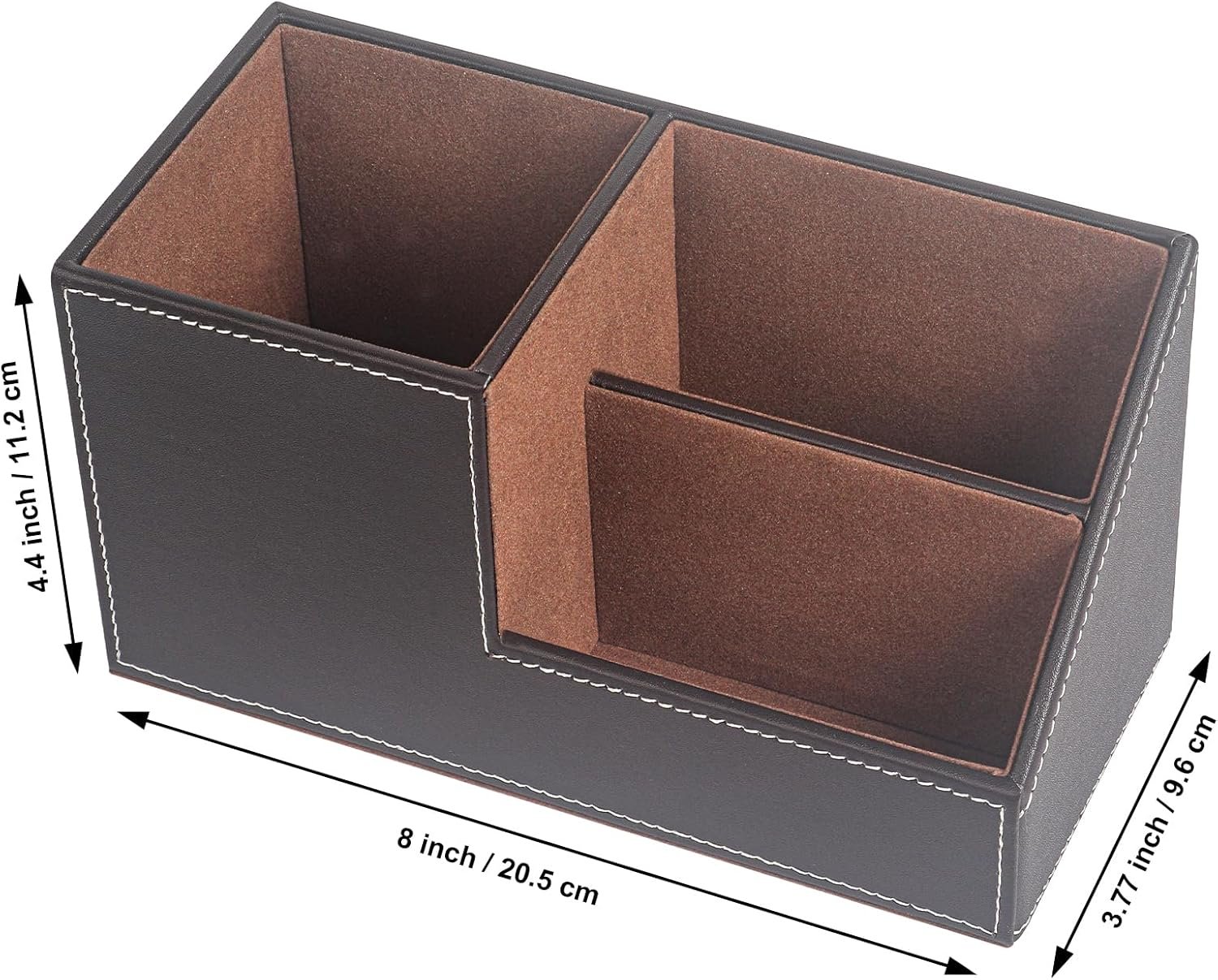 Ceramic Floral Multifunctional Pen Holder Desk Organiser, Green - Image 2